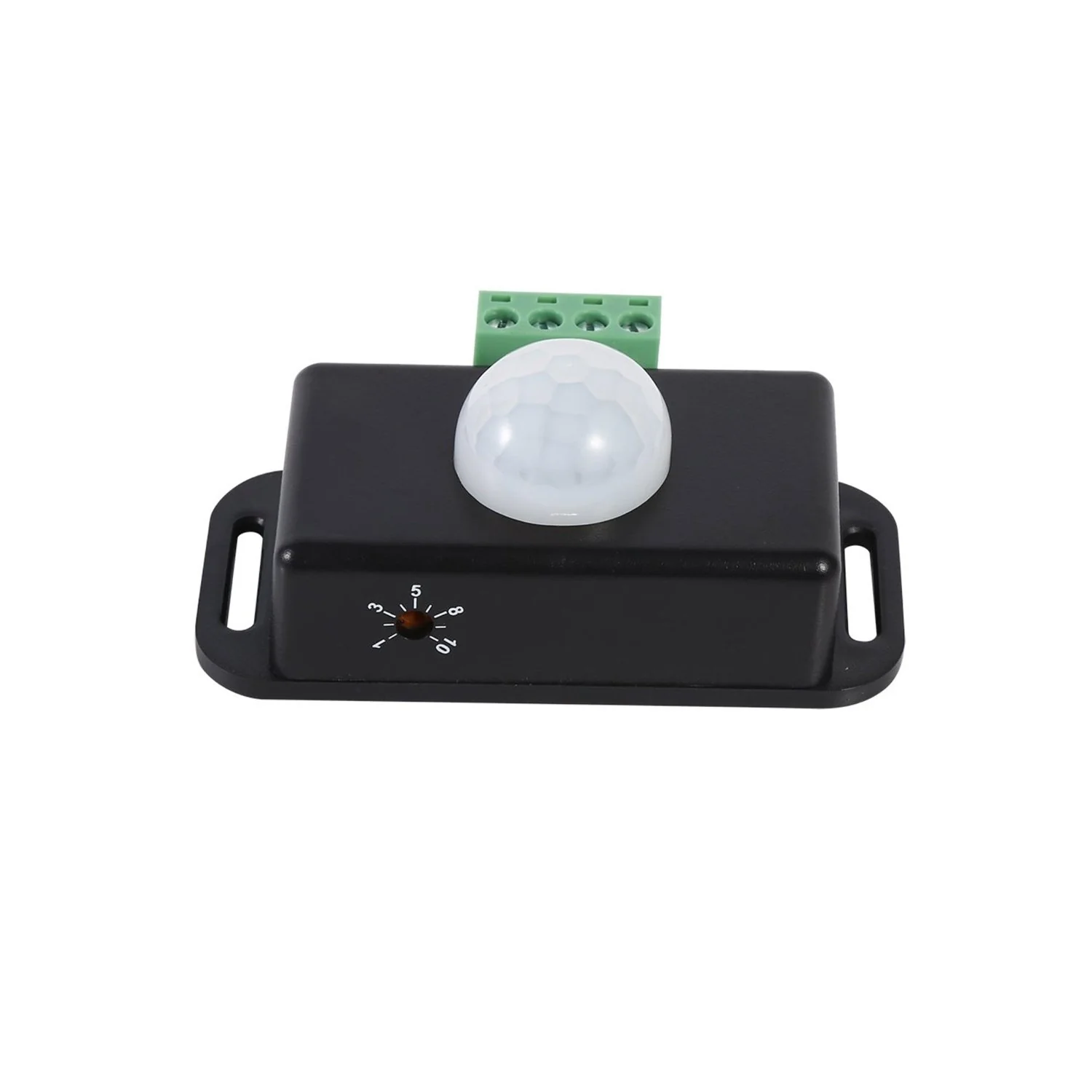 DC 12V/24V 8A PIR Motion Sensor Switch Adjustable PIR Motion Sensor Switch With IR Infrared 8 Amp PIR Motion Detector With Adjustable Sensitivity For 12V/24V Systems - RS2539 - Image 4