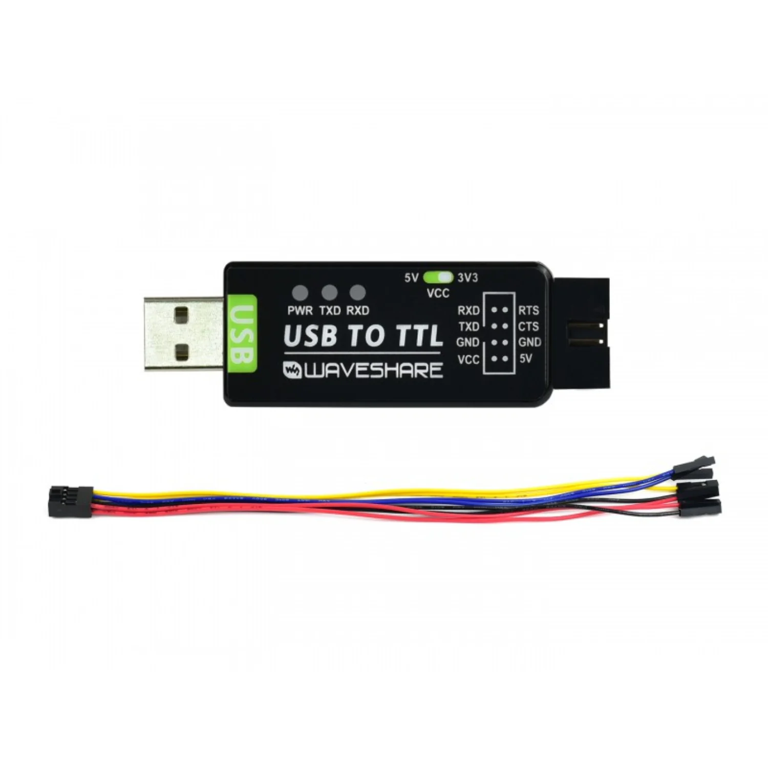 Waveshare FT232RNL USB-to-TTL Converter Industrial USB-to-TTL Adapter Multi Protection & Systems Support USB-to-TTL Converter For Industrial Applications - RS3047 - Image 3